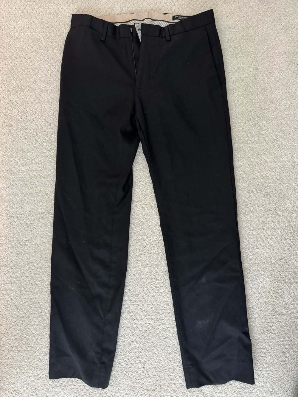 Men's Black Dress Pants Banana Republic 30